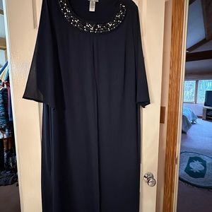 Navy formal dress, formal dinner night on cruise or mother of the bride